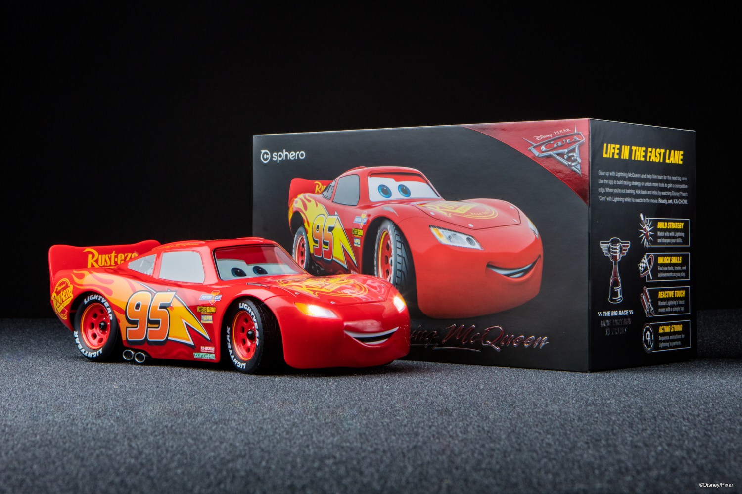 RC Hero Lightning McQueen Turbo Super Rapide jouet voiture.